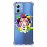 Motorola Moto G54 Stevig Bumper Hoesje Lion Color