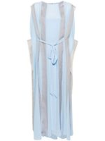 Baruni caftan Tubéreuse - Bleu - thumbnail