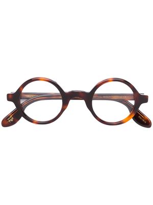 Moscot lunettes de vue Zolman - Marron