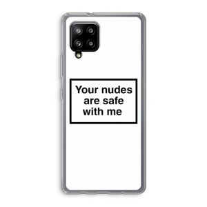 Safe with me: Samsung Galaxy A42 5G Transparant Hoesje