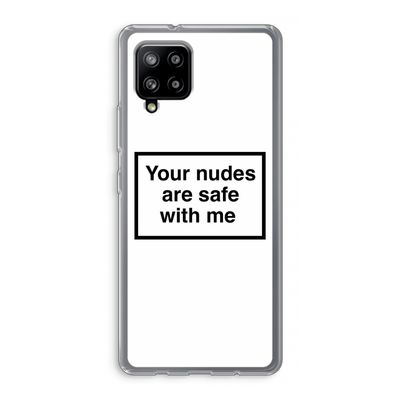 Safe with me: Samsung Galaxy A42 5G Transparant Hoesje
