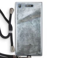 Grey Stone: Sony Xperia XZ1 Transparant Hoesje met koord