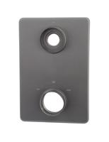 Verlengset Afbouwdeel BWS Karsten 2 Weg Gunmetal PVD