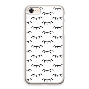 Wimpers: iPhone 8 Transparant Hoesje