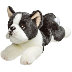 Pluche knuffel dieren Boston Terrier hond 30 cm