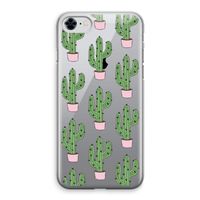 Cactus Lover: iPhone 8 Transparant Hoesje