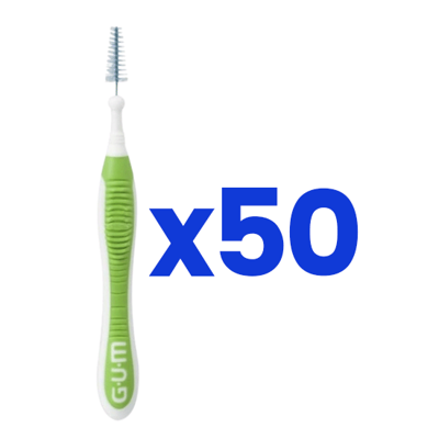 GUM Trav-Ler Ragers 1.1 mm groen - 50 stuks