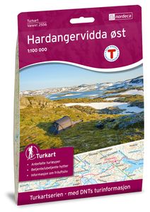 Wandelkaart 2556 Turkart Hardangervidda Øst | Nordeca