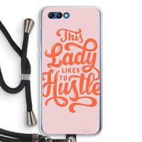 Hustle Lady: Honor 10 Transparant Hoesje met koord