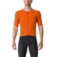 Castelli Premio black fietsshirt korte mouw oranje heren M