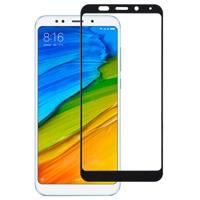 0 33 mm 9H 2.5D volledig scherm volledig zelfklevende gehard glas Film voor Xiaomi Redmi 5 Plus(Black)