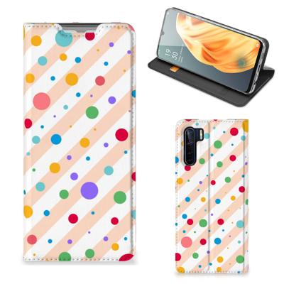 OPPO Reno3 | A91 | Hoesje met Magneet | Dots