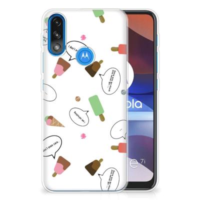Motorola Moto E7/E7i Power | Siliconen Case | IJsjes