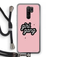 Girl Gang: Xiaomi Redmi 9 Transparant Hoesje met koord