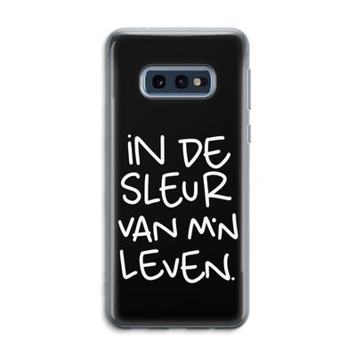 De Sleur: Samsung Galaxy S10e Transparant Hoesje