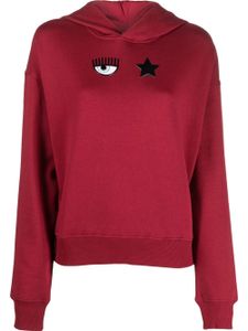 Chiara Ferragni hoodie Eyestar en coton - Rouge