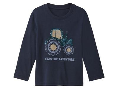 lupilu Kinder shirt met lange mouwen (Marineblauw, 110/116)
