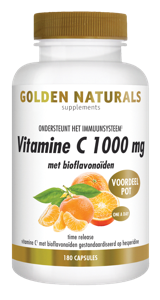 Golden Naturals Vitamine C 1000 mg met bioflavonoÃ¯den