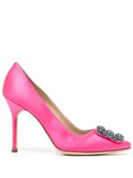 Manolo Blahnik escarpins Hangisi 90 mm - Rose - thumbnail