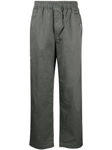 AAPE BY *A BATHING APE® pantalon en coton à coupe droite - Gris