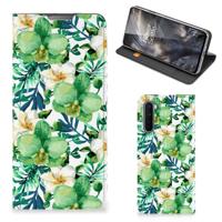 OnePlus Nord Smart Cover Orchidee Groen