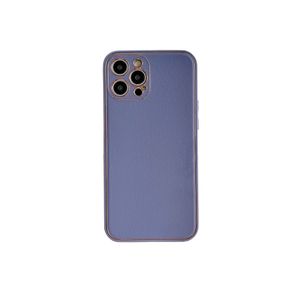 iPhone XR hoesje - Backcover - Luxe - Kunstleer - Paars