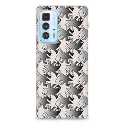 Motorola Edge 20 Pro | TPU Hoesje | Salamander Grey