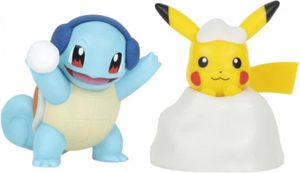 Pokemon Battle Figure Pack - Christmas Pikachu & Squirtle