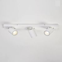 Plafond/Wandlamp Bellezza Bagno Dex IP44 50x10,3x9 cm LED Mat Wit - thumbnail