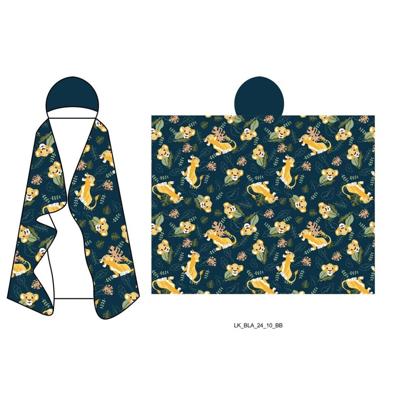 Disney The Lion King fleece plaid met capuchon 120 x 150 cm - polyester
