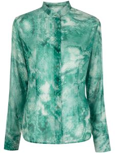 Ermanno Scervino chemise à imprimé animalier - Vert