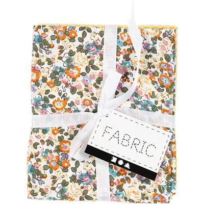 Creativ Company Patchwork stof geel 45x55cm, 4st.