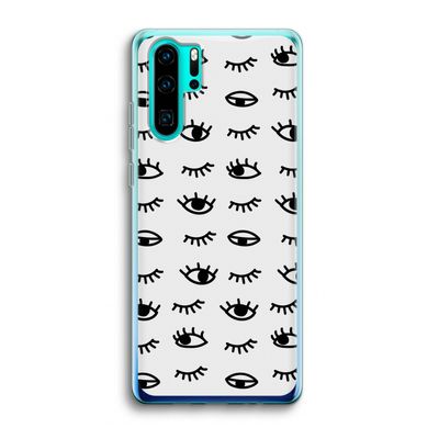 Eye pattern #2: Huawei P30 Pro Transparant Hoesje