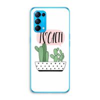 I love cacti: Oppo Find X3 Lite Transparant Hoesje