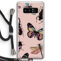 Tiny Bugs: Samsung Galaxy Note 8 Transparant Hoesje met koord