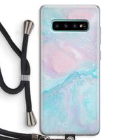 Fantasie pastel: Samsung Galaxy S10 Plus Transparant Hoesje met koord
