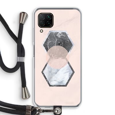 Creatieve toets: Huawei P40 Lite Transparant Hoesje met koord
