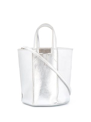 Off-White sac seau Laminate Allen - Métallisé