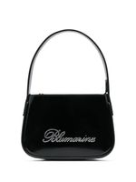 Blumarine sac à logo orné de cristaux - Noir - thumbnail