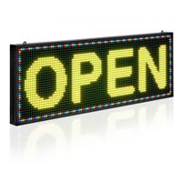 VEVOR Programmeerbaar LED-scherm met scrollfunctie P10, volledig in kleur, 99 x 35 cm VEVOR Programmeerbaar LED-scherm met scrollfunctie P10, volledig in kleur, 99 x 35 cm