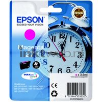 Epson Alarm clock Singlepack Magenta 27 DURABrite Ultra Ink - thumbnail