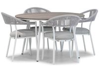 Santika Vivian/Yala 125 cm dining tuinset 5-delig