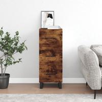 Dressoir 34,5x34x90 cm bewerkt hout gerookt eiken - thumbnail