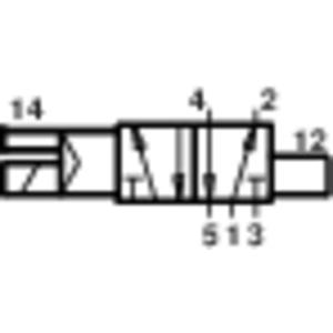 IMI NORGREN Mechanisch bedienbaar pneumatisch ventiel V60A513A-A213L 24 V/DC Materiaal (behuizing) Aluminium Afdichtmateriaal NBR 1 stuk(s)