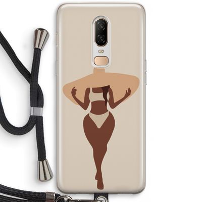 Let's get salty: OnePlus 6 Transparant Hoesje met koord