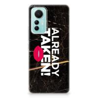 Xiaomi 12 Lite | Siliconen hoesje | met naam Already Taken Black