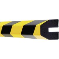 Moravia 422.13.264 Beschermprofiel met sleuf Zwart, Geel (l x b x h) 1000 m x 40 mm x 40 mm