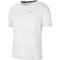 Nike Hardloopshirt Dri-FIT Miler - Wit/Zilver - thumbnail