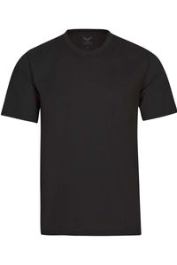 TRIGEMA Comfort Fit T-Shirt ronde hals zwart, Effen