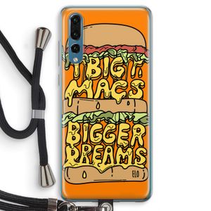 Big Macs Bigger Dreams: Huawei P20 Pro Transparant Hoesje met koord